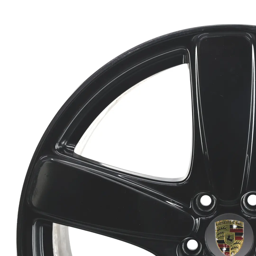 Front Wheel Rim Alloy Black 21" 9J ET:26 to Porsche Macan 95B with Part number 95B601025AC Porsche Macan 95B Front Wheel Rim Alloy Black 21" 9J ET:26 - SKU 95B601025AC-2 - Part number 95B601025AC
