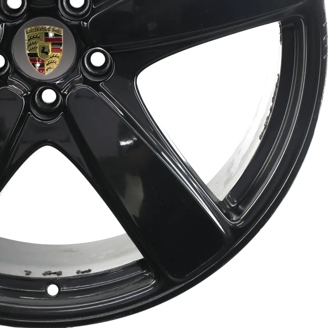 Porsche Macan 95B Vorder Radfelge Leichtmetall Schwarz 21" 9J ET:26 - SKU 95B601025AC-2 - Teilenummer 95B601025AC