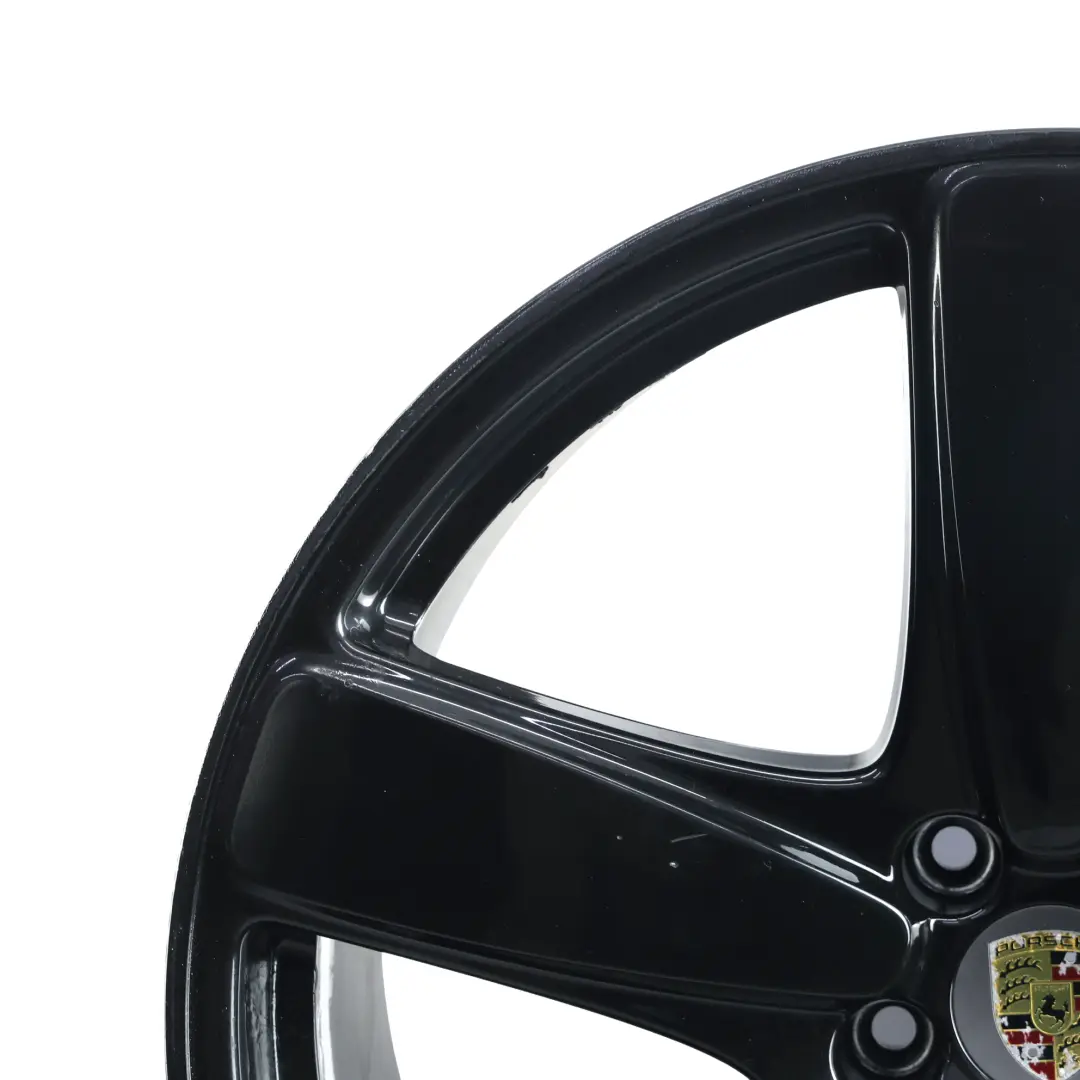 Hinter Rad Felge Schwarz 21" 10J ET:19 für Porsche Macan 95B mit Teilenummer 95B601025AE Porsche Macan 95B Hinter Rad Felge Schwarz 21" 10J ET:19 - SKU 95B601025AE-1 - Teilenummer 95B601025AE