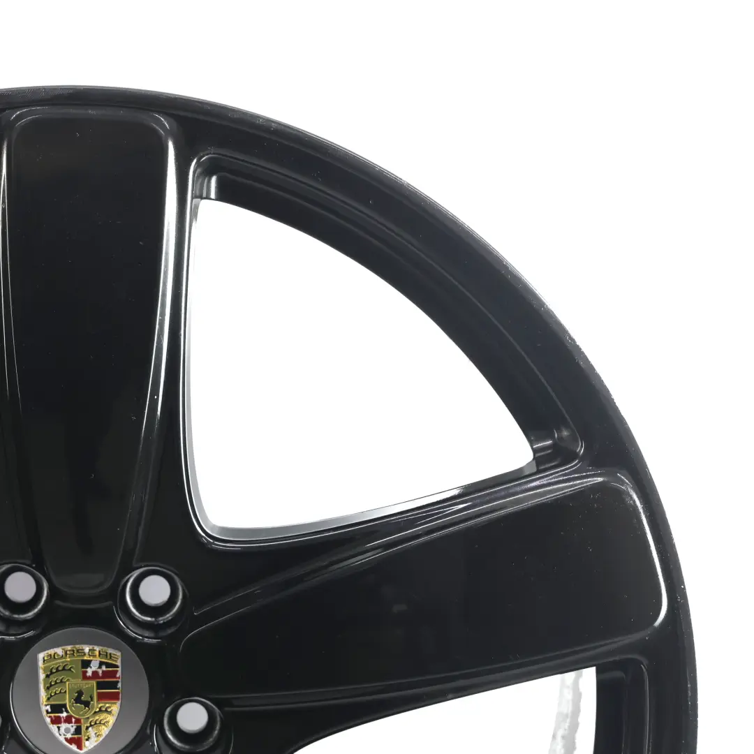 Hinter Rad Felge Schwarz 21" 10J ET:19 für Porsche Macan 95B mit Teilenummer 95B601025AE Porsche Macan 95B Hinter Rad Felge Schwarz 21" 10J ET:19 - SKU 95B601025AE-1 - Teilenummer 95B601025AE