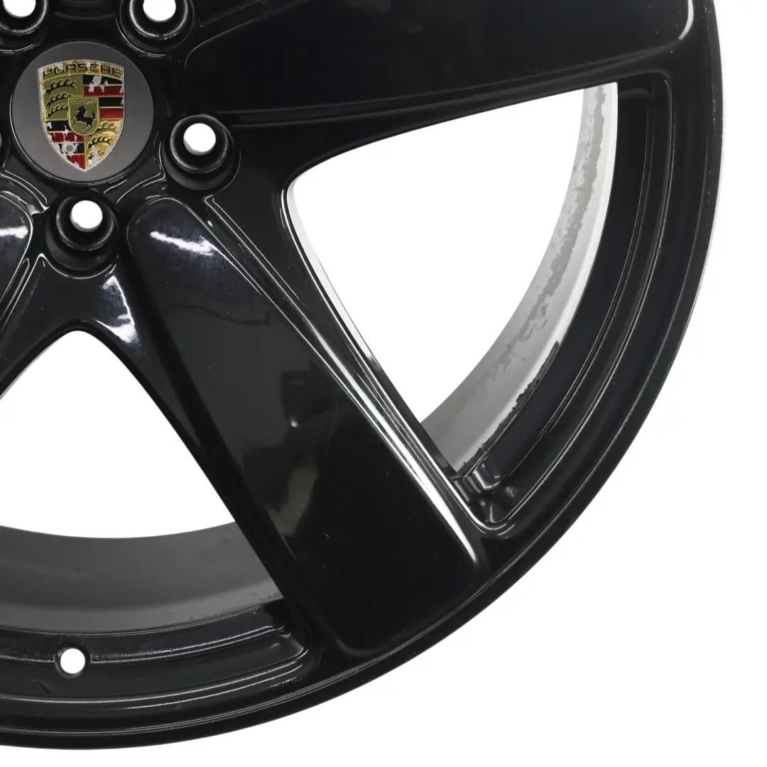 Rim Alloy Black 21" 10J ET:19 to Porsche Macan 95B Rear Wheel with Part number 95B601025AE Porsche Macan 95B Rear Wheel Rim Alloy Black 21" 10J ET:19 - SKU 95B601025AE-1 - Part number 95B601025AE