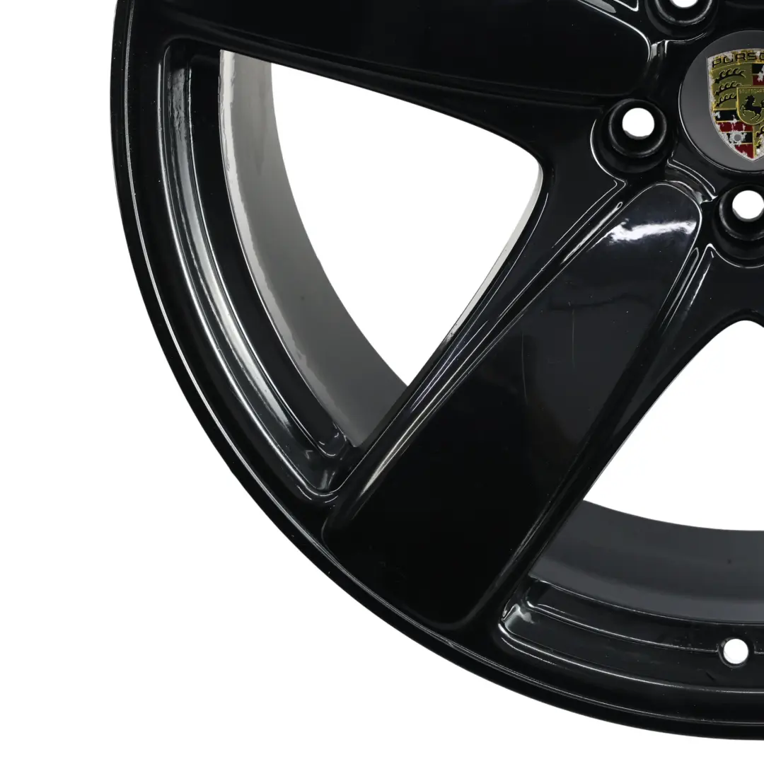 Jante Arrière Alliage Noir 21" 10J ET:19 pour Porsche Macan 95B à propos du numéro de pièce 95B601025AE Porsche Macan 95B Jante Arrière Alliage Noir 21" 10J ET:19 - SKU 95B601025AE-1 - Numéro de pièce 95B601025AE