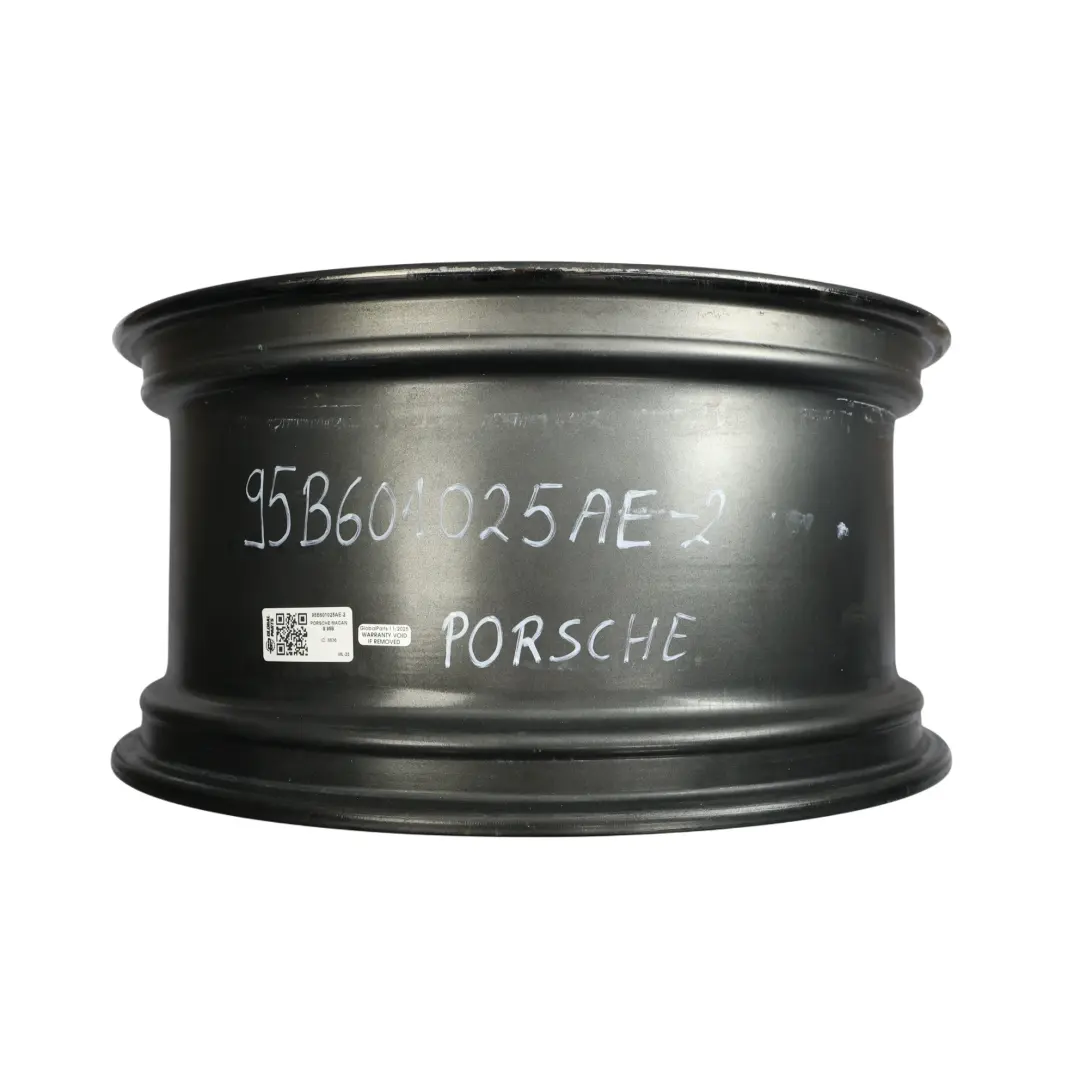 Porsche Macan 95B Cerchio Ruota Posteriore Lega Nero 21" 10J ET:19 - SKU 95B601025AE-2 - Numero di parte 95B601025AE