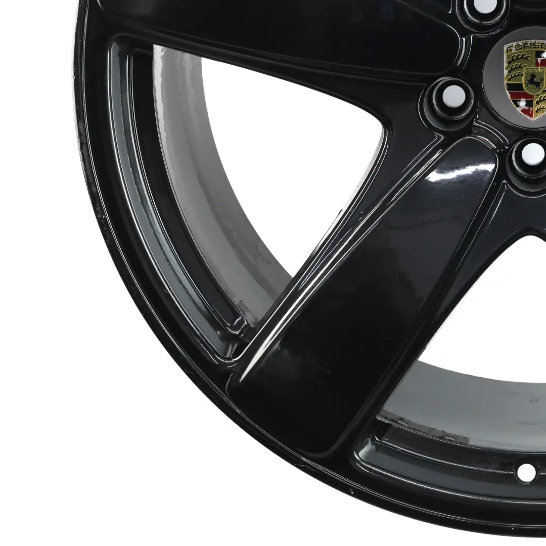 Porsche Macan 95B Cerchio Ruota Posteriore Lega Nero 21" 10J ET:19 - SKU 95B601025AE-2 - Numero di parte 95B601025AE