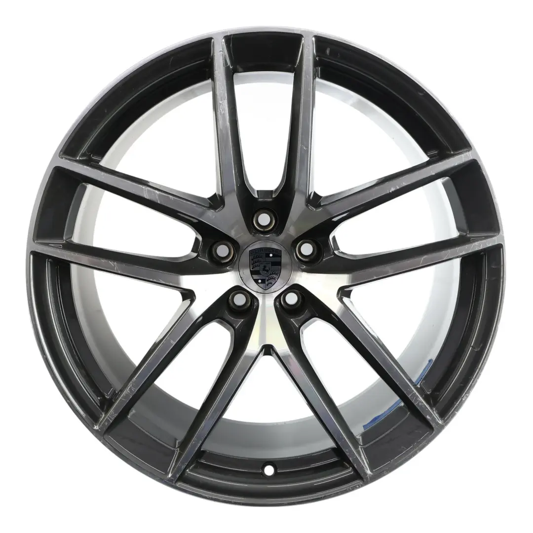 Porsche Macan 95B S Hinterradfelge Leichtmetall Dunkel 20" 10J ET:19 - SKU 95B601025EK-1 - Teilenummer 95B601025EK