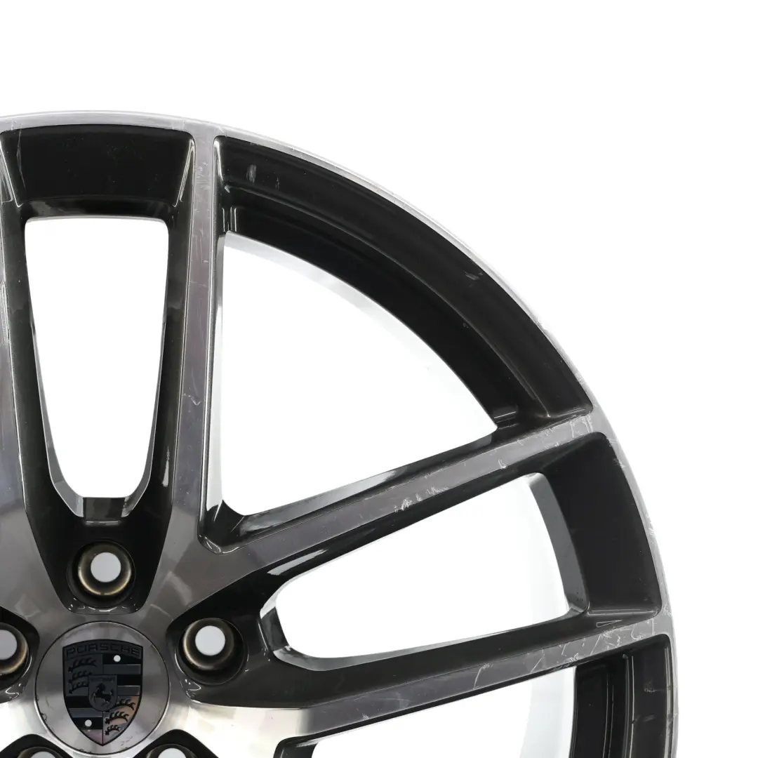 Porsche Macan 95B S Hinterradfelge Leichtmetall Dunkel 20" 10J ET:19 - SKU 95B601025EK-1 - Teilenummer 95B601025EK