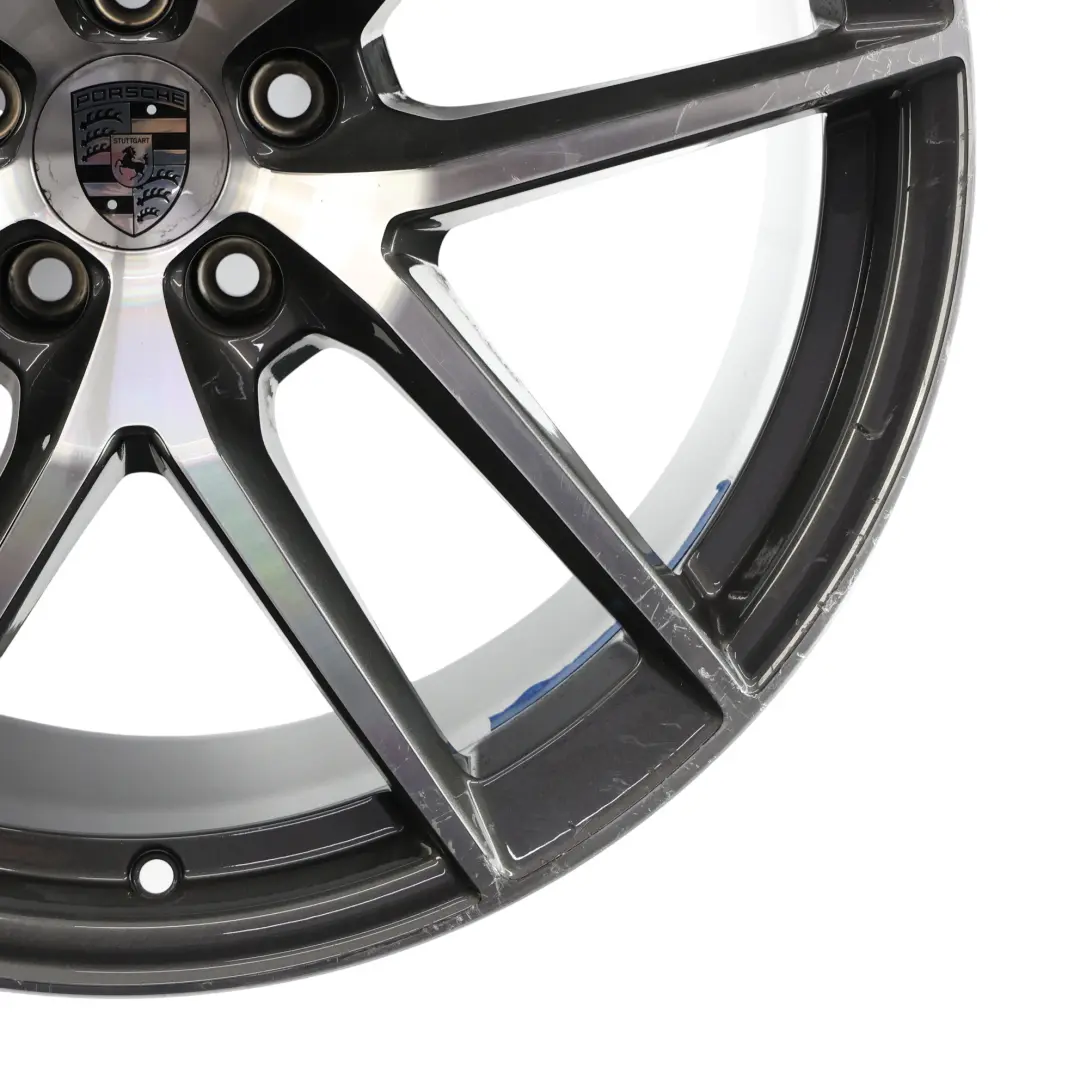 Porsche Macan 95B S Alu Felga Tylna Ciemny Tytan 20" 10J ET:19 - SKU 95B601025EK-1 - Numer Części 95B601025EK