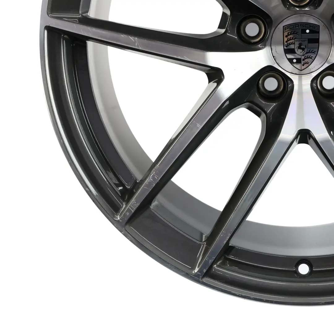 Jante Arrière Alliage Titane Foncé 20" 10J ET:19 pour Porsche Macan 95B S à propos du numéro de pièce 95B601025EK Porsche Macan 95B S Jante Arrière Alliage Titane Foncé 20" 10J ET:19 - SKU 95B601025EK-1 - Numéro de pièce 95B601025EK