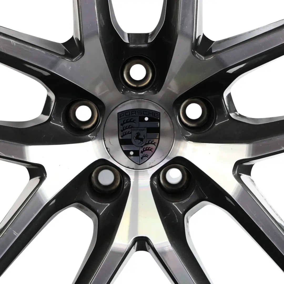Porsche Macan 95B S Hinterradfelge Leichtmetall Dunkel 20" 10J ET:19 - SKU 95B601025EK-1 - Teilenummer 95B601025EK