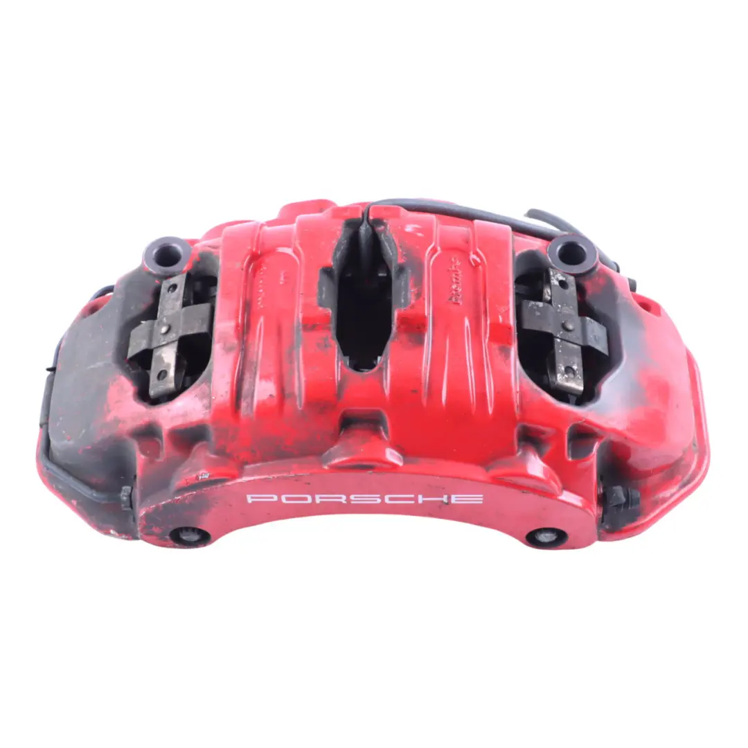 Porsche Macan S 95B Brake Caliper Housing Front Right O/S Red Brembo 95B615106EE - SKU 95B615124AR - Part number 95B615124AR