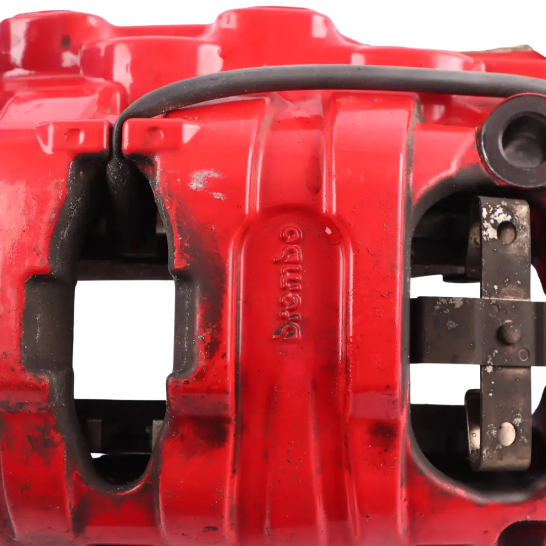 Brake Caliper Housing Front Right O/S Red Brembo 95B615106EE to Porsche Macan S 95B with Part number 95B615124AR Porsche Macan S 95B Brake Caliper Housing Front Right O/S Red Brembo 95B615106EE - SKU 95B615124AR - Part number 95B615124AR