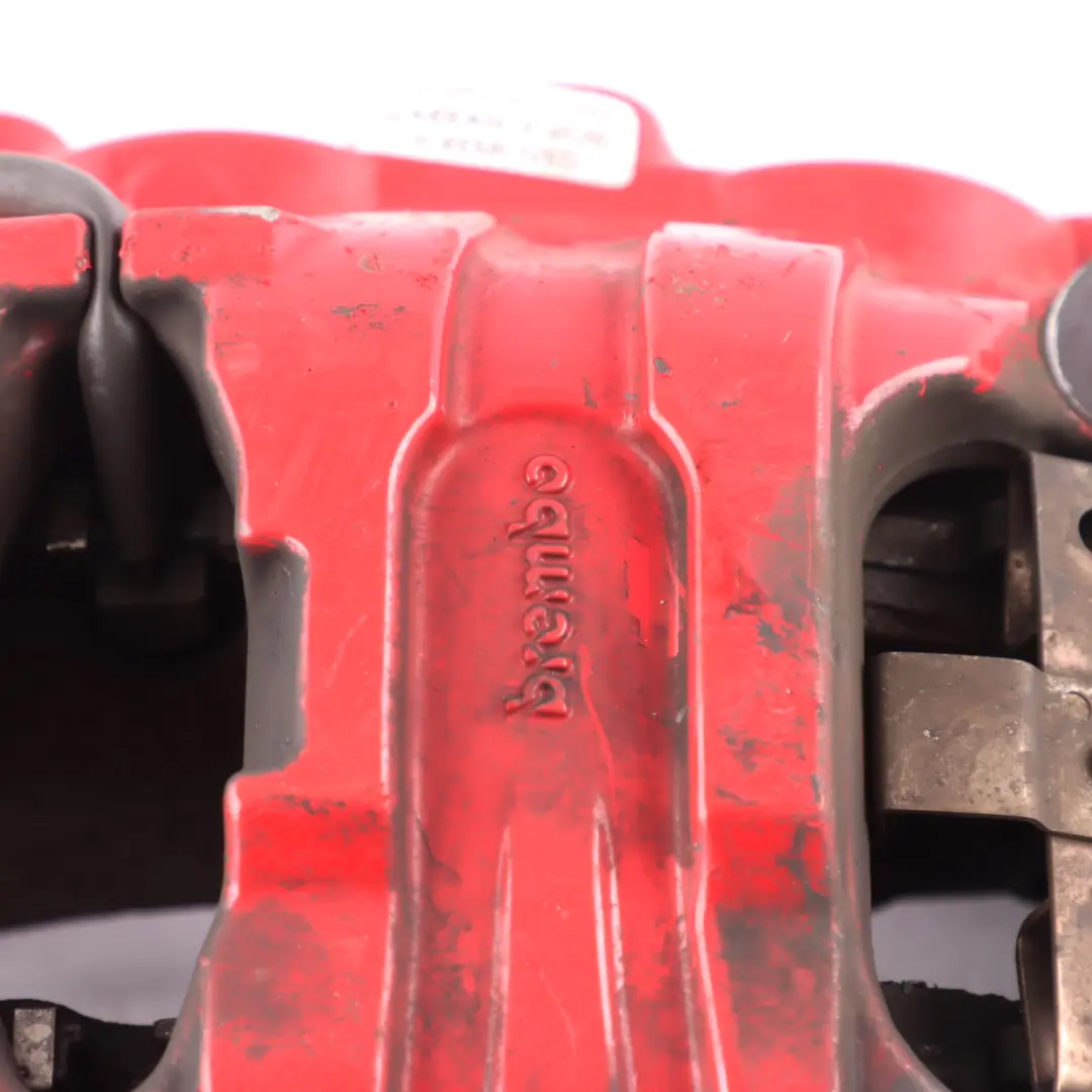 Brake Caliper Housing Front Left N/S Red Brembo 95B15105EE to Porsche Macan S 95B with Part number 95B615123AR Porsche Macan S 95B Brake Caliper Housing Front Left N/S Red Brembo 95B15105EE - SKU 95B615123AR - Part number 95B615123AR
