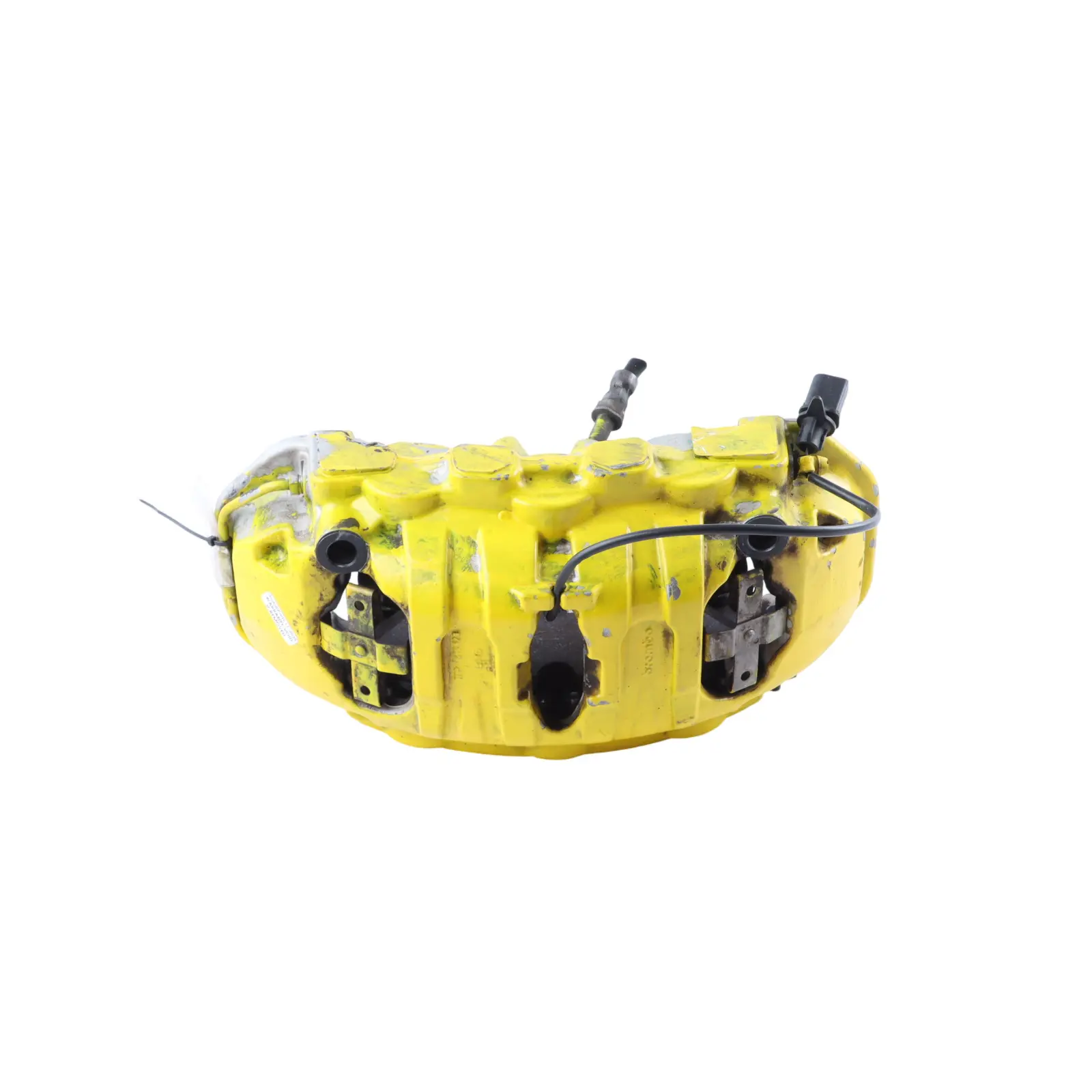 Porsche Macan 95B Brake Caliper Housing Yellow Front Right O/S 95B615124A 