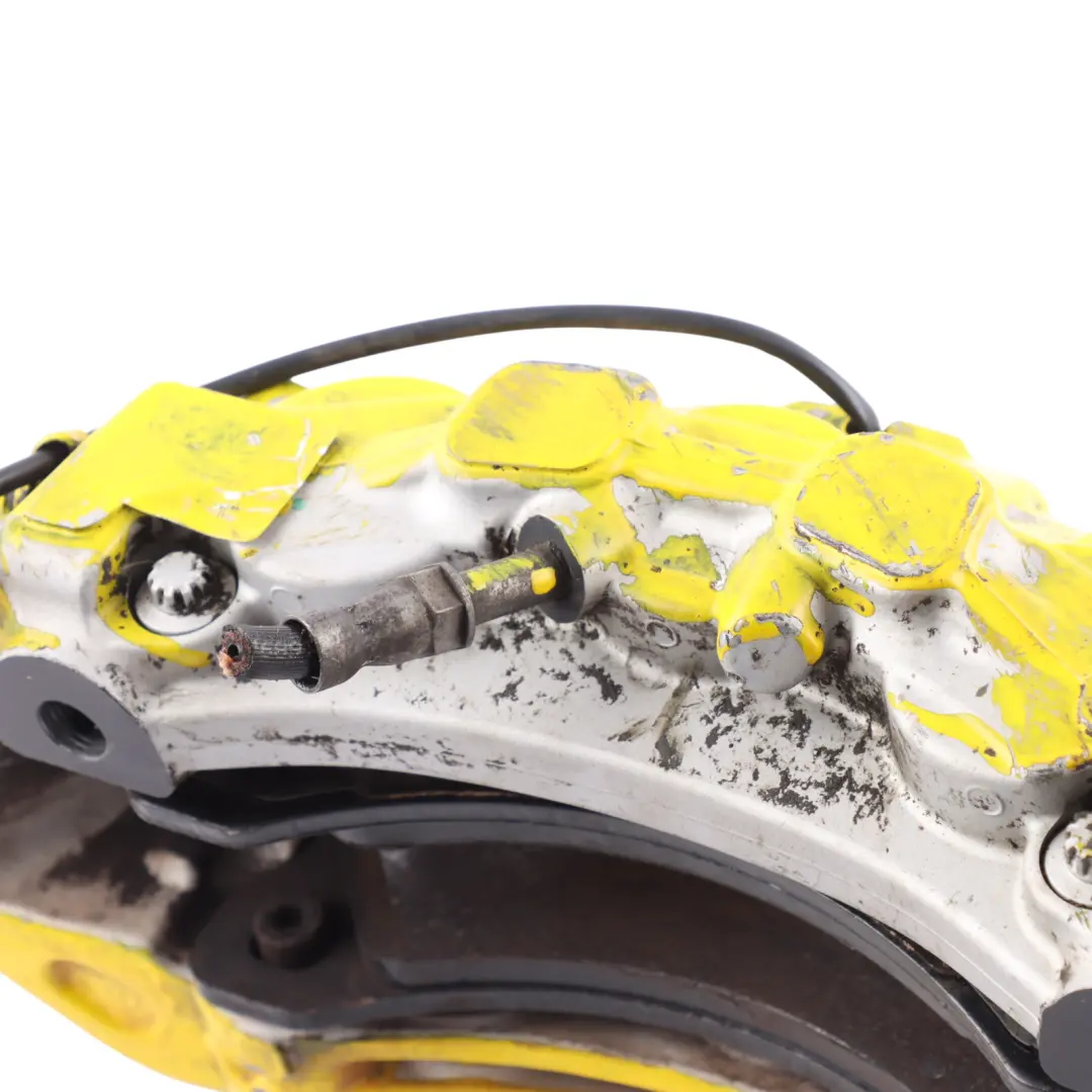 Brake Caliper Housing Yellow Front Right O/S 95B615124A to Porsche Macan 95B with Part number 95B615124A-1 Porsche Macan 95B Brake Caliper Housing Yellow Front Right O/S 95B615124A - SKU 95B615124A-1 - Part number 95B615124A-1