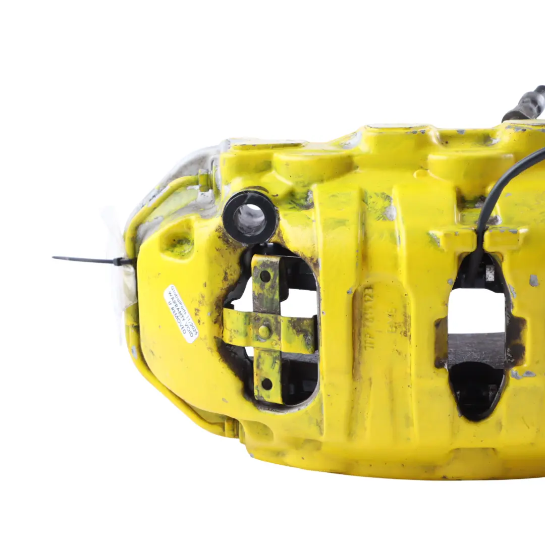 Brake Caliper Housing Yellow Front Right O/S 95B615124A to Porsche Macan 95B with Part number 95B615124A-1 Porsche Macan 95B Brake Caliper Housing Yellow Front Right O/S 95B615124A - SKU 95B615124A-1 - Part number 95B615124A-1