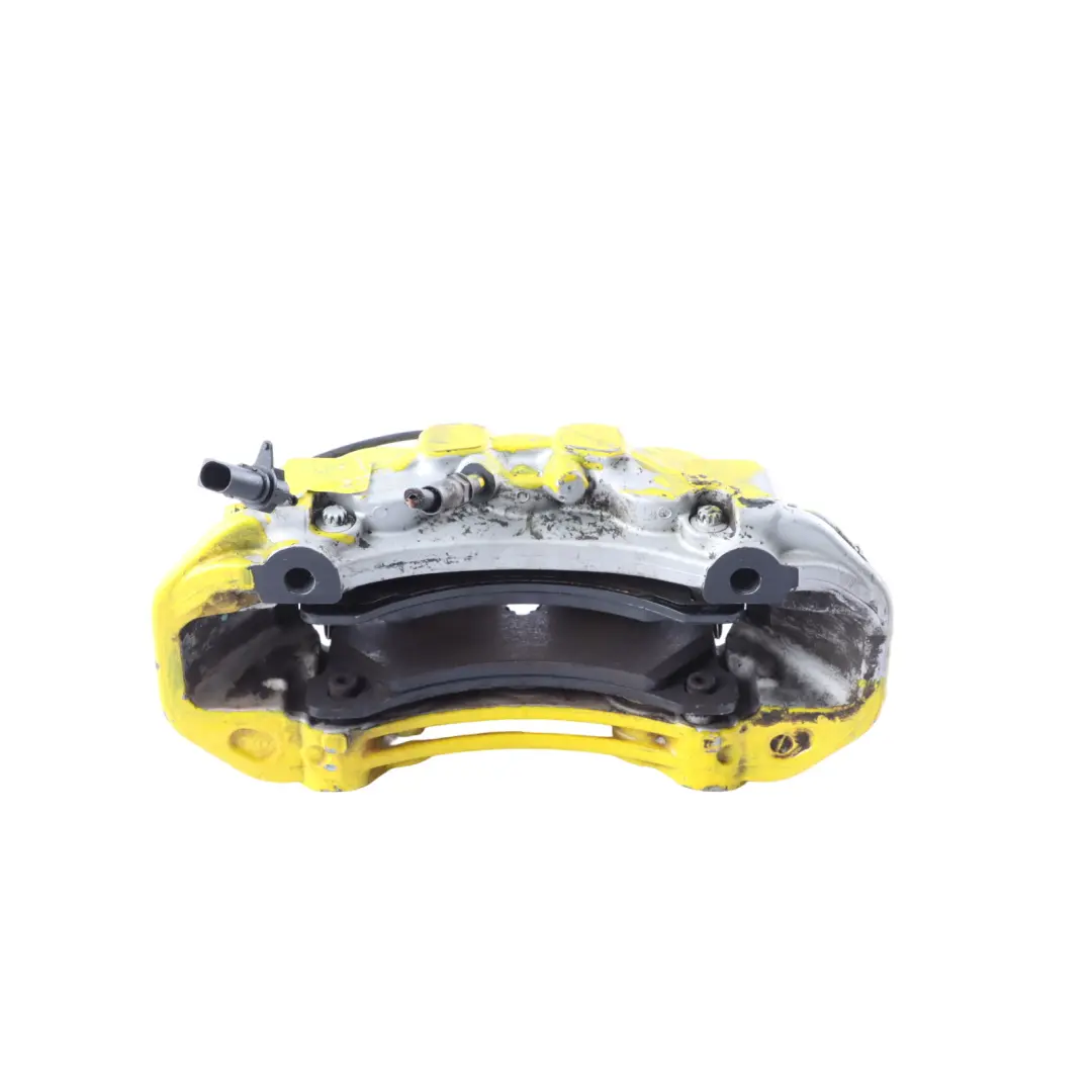 Brake Caliper Housing Yellow Front Right O/S 95B615124A to Porsche Macan 95B with Part number 95B615124A-1 Porsche Macan 95B Brake Caliper Housing Yellow Front Right O/S 95B615124A - SKU 95B615124A-1 - Part number 95B615124A-1