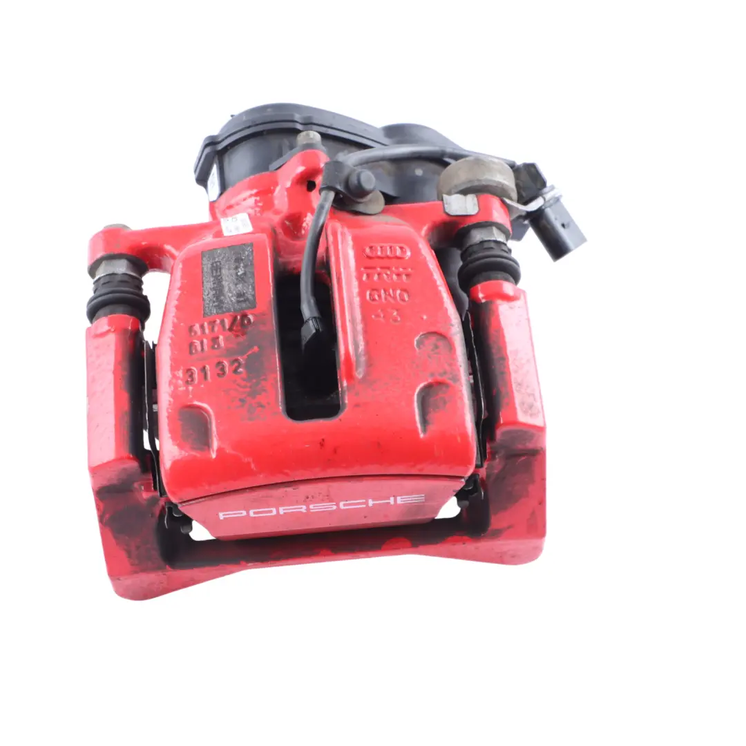 Porsche Macan S 95B Rear Brake Braking Caliper Housing Left N/S Red - SKU 95B615423K - Part number 95B615423K