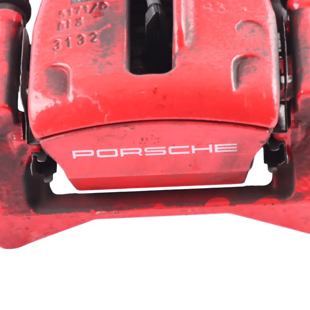 Brake Braking Caliper Housing Left N/S Red to Porsche Macan S 95B Rear with Part number 95B615423K Porsche Macan S 95B Rear Brake Braking Caliper Housing Left N/S Red - SKU 95B615423K - Part number 95B615423K