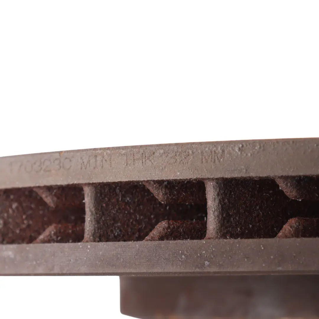 Porsche Macan S 95B Front Wheel Brake Disc Left Right N/O/S /04 SET - SKU 95B615301T - Part number APEC DSK3303