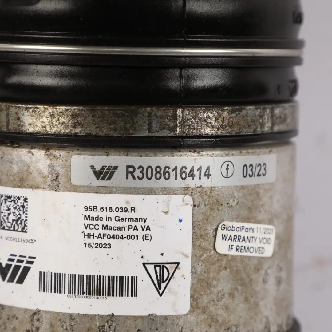 95B-2 Shock Absorber Air Spring Strut Front Right O/S to Porsche Macan with Part number 95B616039R Porsche Macan 95B-2 Shock Absorber Air Spring Strut Front Right O/S - SKU 95B616039R - Part number 95B616039R