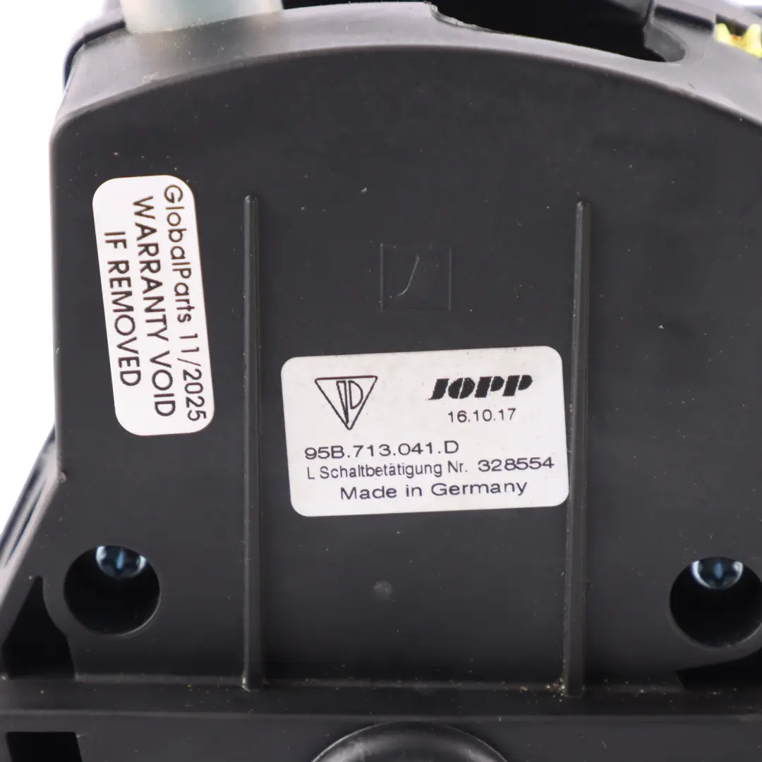 Gearbox Selector Gearshift Mechanism to Porsche Macan 95B Automatic with Part number 95B713059 Porsche Macan 95B Automatic Gearbox Selector Gearshift Mechanism - SKU 95B713059 - Part number 95B713059