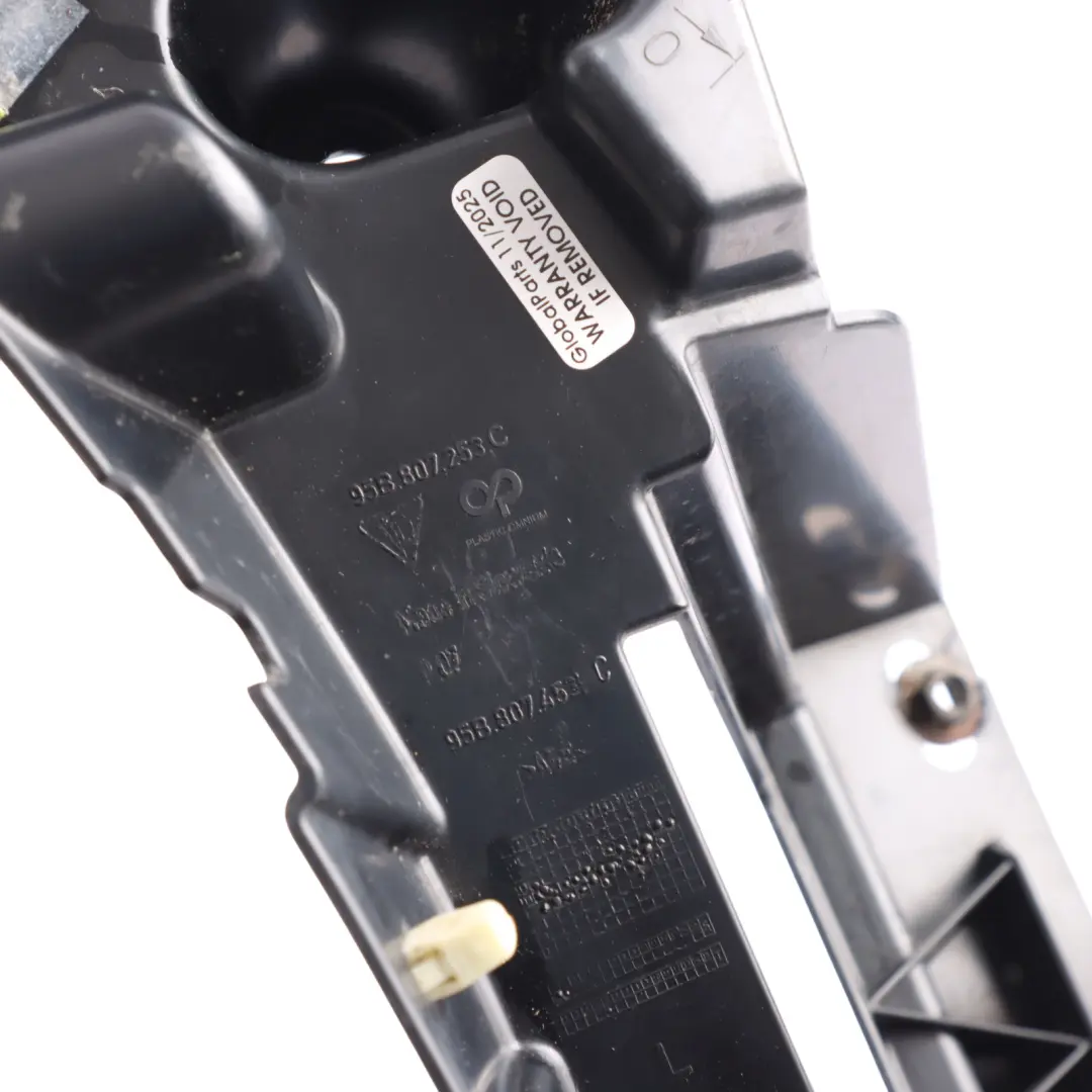 Bumper Side Bracket Guide Mount Left N/S to Porsche Macan 95B Rear with Part number 95B807253C Porsche Macan 95B Rear Bumper Side Bracket Guide Mount Left N/S - SKU 95B807253C - Part number 95B807253C