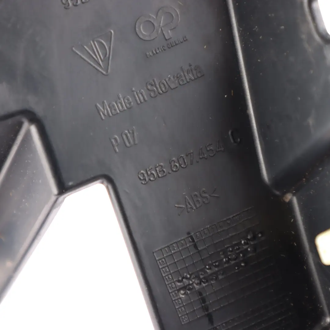 Bumper Bracket Mount Holder Right O/S to Porsche Macan S 95B Rear with Part number 95B807254C Porsche Macan S 95B Rear Bumper Bracket Mount Holder Right O/S - SKU 95B807254C - Part number 95B807254C