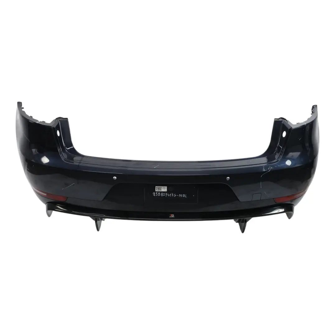 Bumper Trim Panel Sport Midnight Blue Metallic - M5F to Porsche Macan 95B Rear with Part number 95B807417G Porsche Macan 95B Rear Bumper Trim Panel Sport Midnight Blue Metallic - M5F - SKU 95B807417G-MIBL - Part number 95B807417G