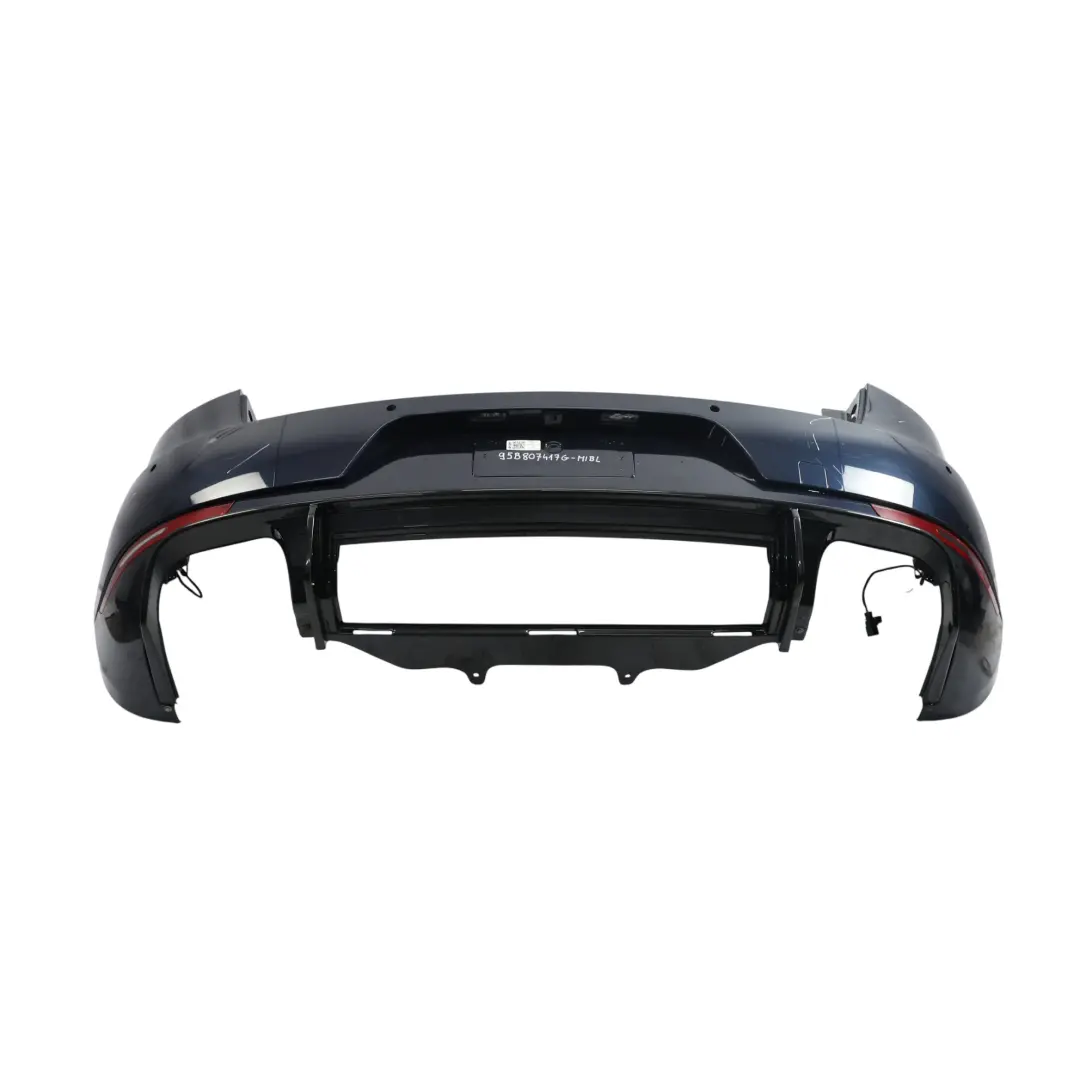 Porsche Macan 95B Rear Bumper Trim Panel Sport Midnight Blue Metallic - M5F - SKU 95B807417G-MIBL - Part number 95B807417G