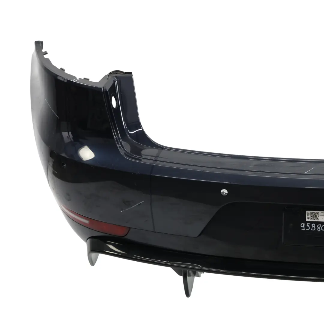 Porsche Macan 95B Rear Bumper Trim Panel Sport Midnight Blue Metallic - M5F - SKU 95B807417G-MIBL - Part number 95B807417G