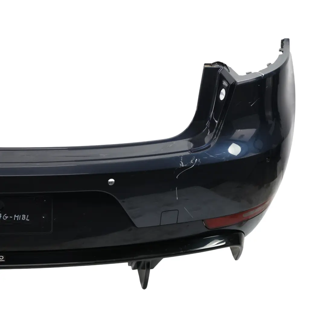 Bumper Trim Panel Sport Midnight Blue Metallic - M5F to Porsche Macan 95B Rear with Part number 95B807417G Porsche Macan 95B Rear Bumper Trim Panel Sport Midnight Blue Metallic - M5F - SKU 95B807417G-MIBL - Part number 95B807417G