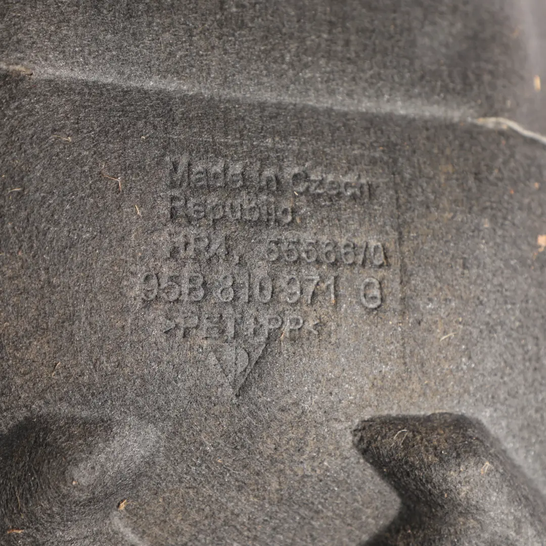 Arch Cover Housing Trim Rear Left N/S to Porsche Macan 95B Wheel with Part number 95B810971G Porsche Macan 95B Wheel Arch Cover Housing Trim Rear Left N/S - SKU 95B810971G - Part number 95B810971G