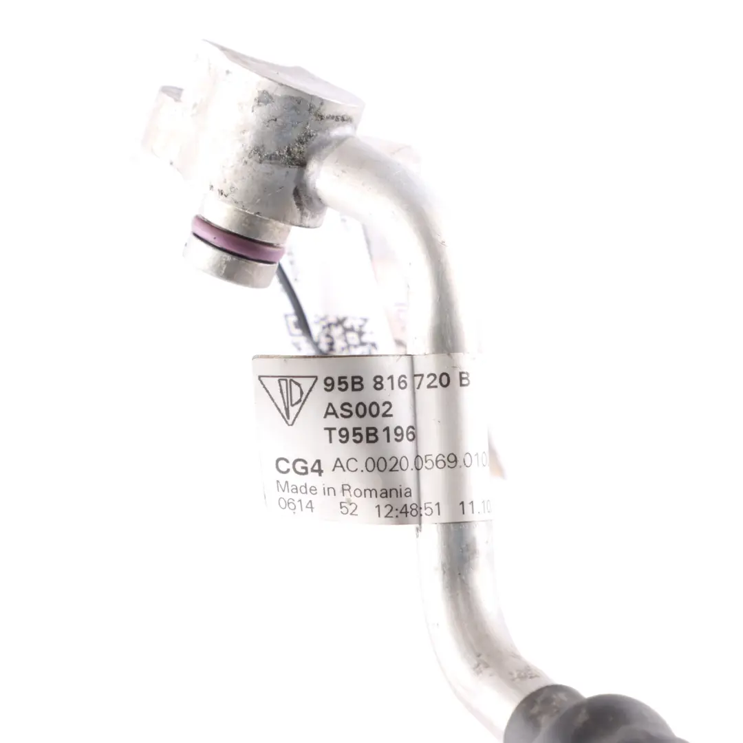 Conditioning Refrigerant Pipe A/C Line to Porsche Macan 95B Air with Part number 95B816720B Porsche Macan 95B Air Conditioning Refrigerant Pipe A/C Line - SKU 95B816720B - Part number 95B816720B
