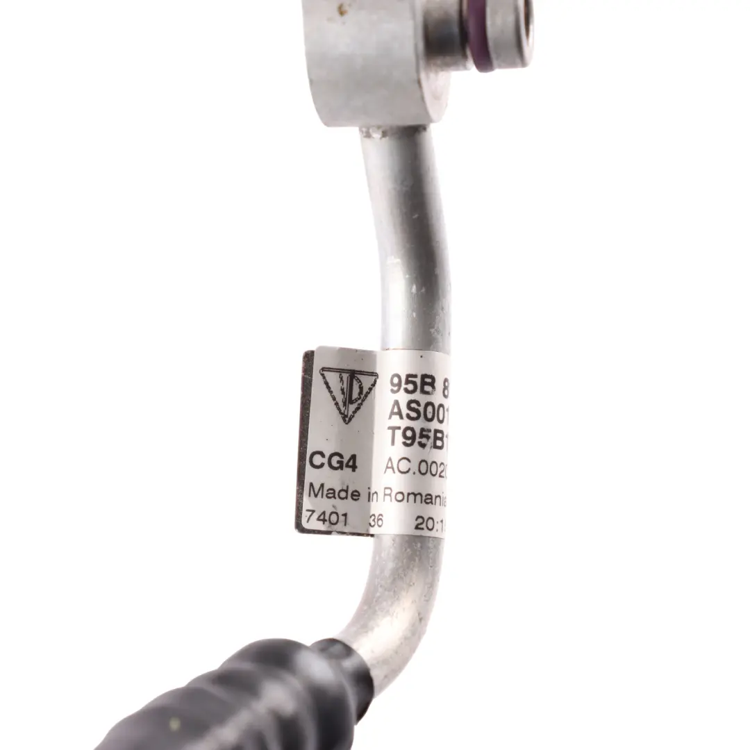 Aire Acondicionado Tubo Refrigerante A/C Line 95B816741J para Porsche Macan 95B con número de pieza 95B816741B Porsche Macan 95B Aire Acondicionado Tubo Refrigerante A/C Line 95B816741J - SKU 95B816741B - Número de pieza 95B816741B