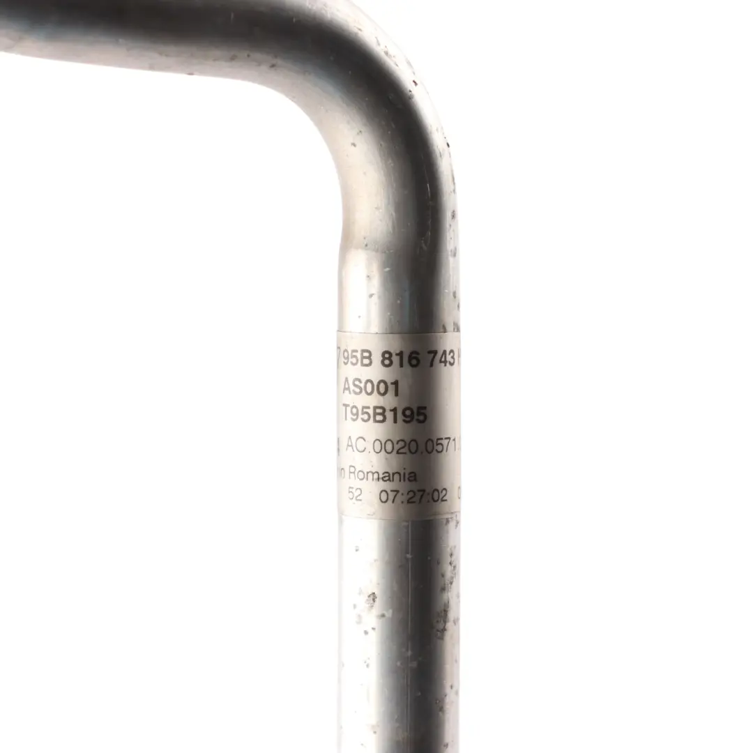 Conditioning Refrigerant Pipe A/C Line to Porsche Macan 95B Air with Part number 95B816743H Porsche Macan 95B Air Conditioning Refrigerant Pipe A/C Line - SKU 95B816743H - Part number 95B816743H