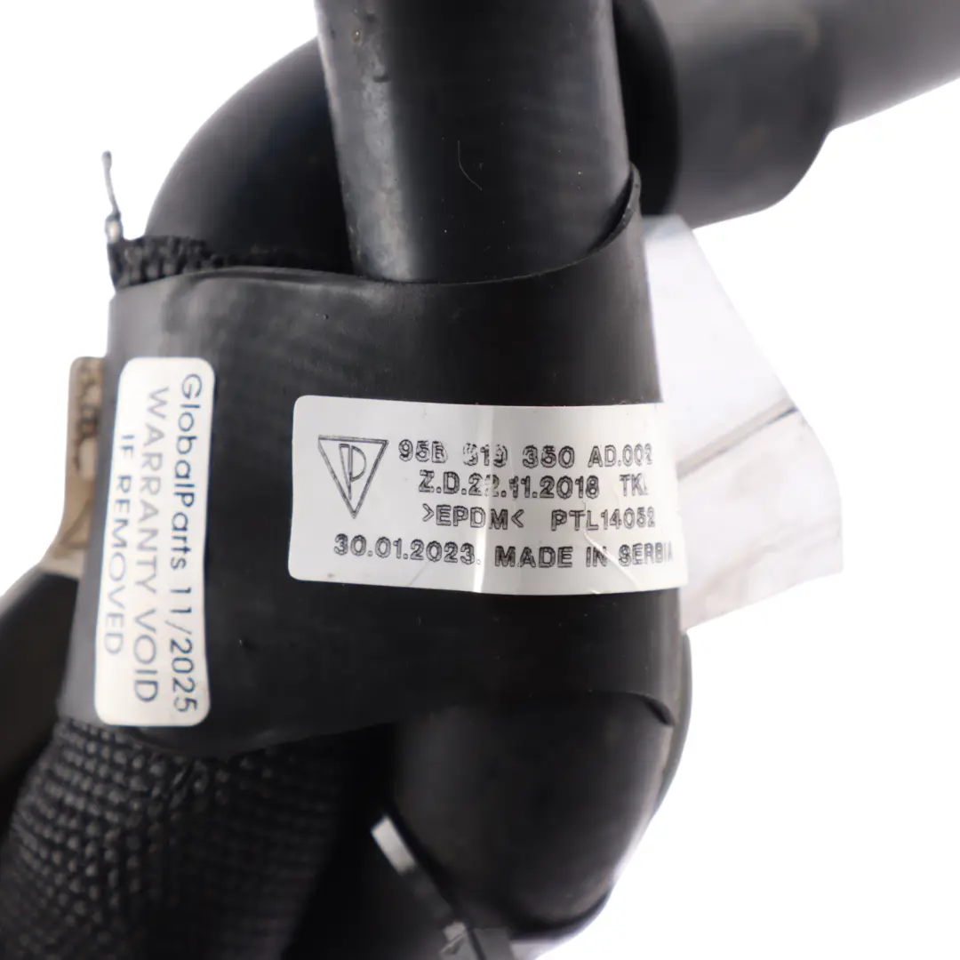 Porsche Macan 95B Radiator Water Coolant Pipe Hose Cooling Line Set - SKU RHD-95B819198P - Part number 95B819198P