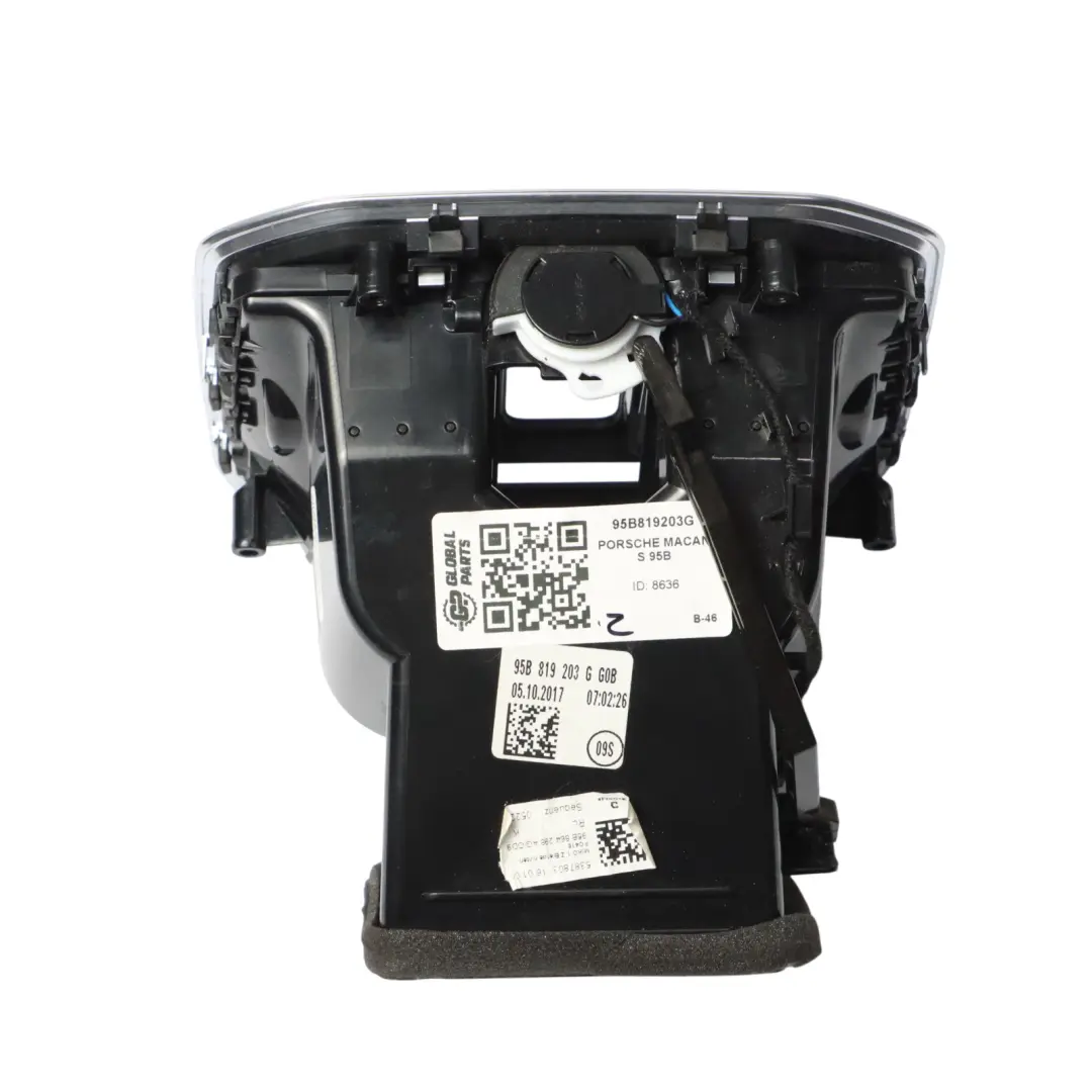 Griglia Di Ventilazione Console Centrale Posteriore per Porsche Macan 95B con numero di parte 95B819203G Porsche Macan 95B Griglia Di Ventilazione Console Centrale Posteriore - SKU 95B819203G - Numero di parte 95B819203G