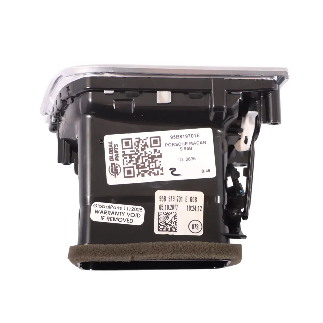 Dashboard Air Vent Trim Panel Grille Left N/S 95B819701E to Porsche Macan 95B with Part number 95B819701C Porsche Macan 95B Dashboard Air Vent Trim Panel Grille Left N/S 95B819701E - SKU 95B819701C - Part number 95B819701C