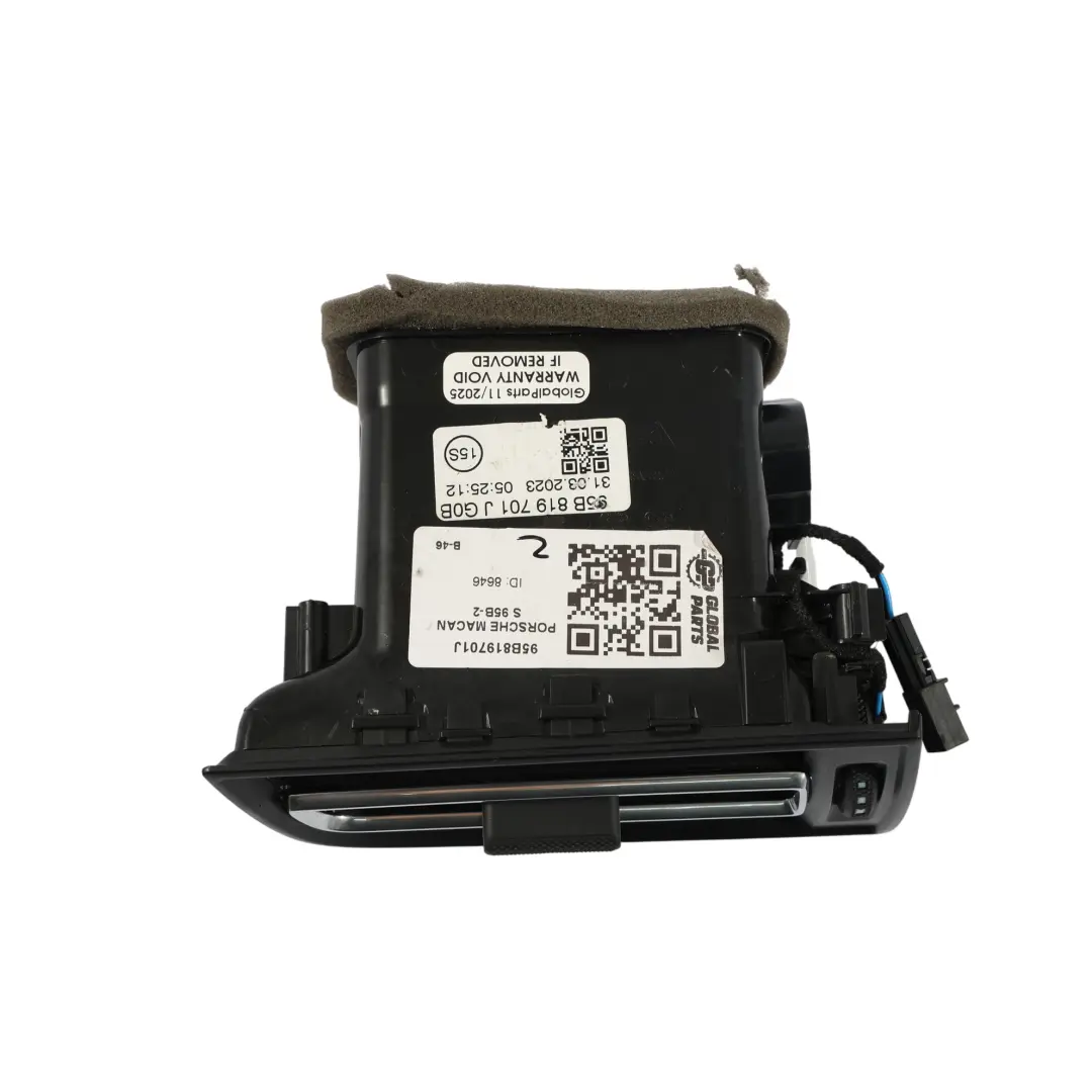 Lüftungsgitter Zierblende Links für Porsche Macan 95B mit Teilenummer 95B819701J Porsche Macan 95B Lüftungsgitter Zierblende Links - SKU 95B819701J - Teilenummer 95B819701J