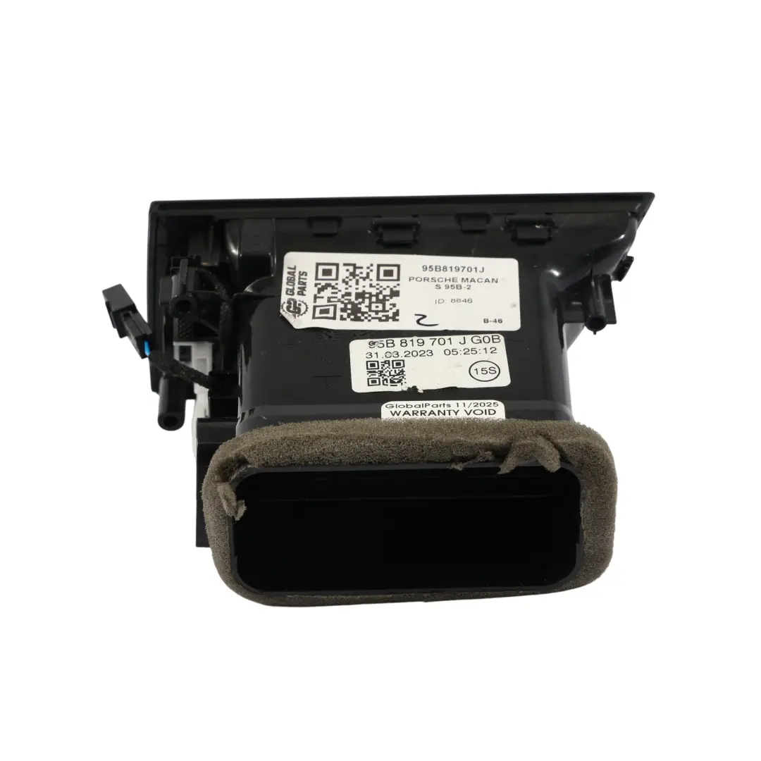 Porsche Macan 95B Cruscotto Pannello Di Ventilazione Griglia Sinistra - SKU 95B819701J - Numero di parte 95B819701J
