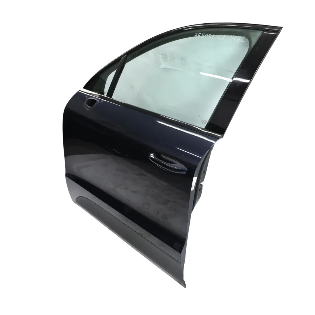 Door Front Left N/S Midnight Blue Metallic - M5F to Porsche Macan 95B with Part number 95B831021 Porsche Macan 95B Door Front Left N/S Midnight Blue Metallic - M5F - SKU 95B831021-MIBL - Part number 95B831021