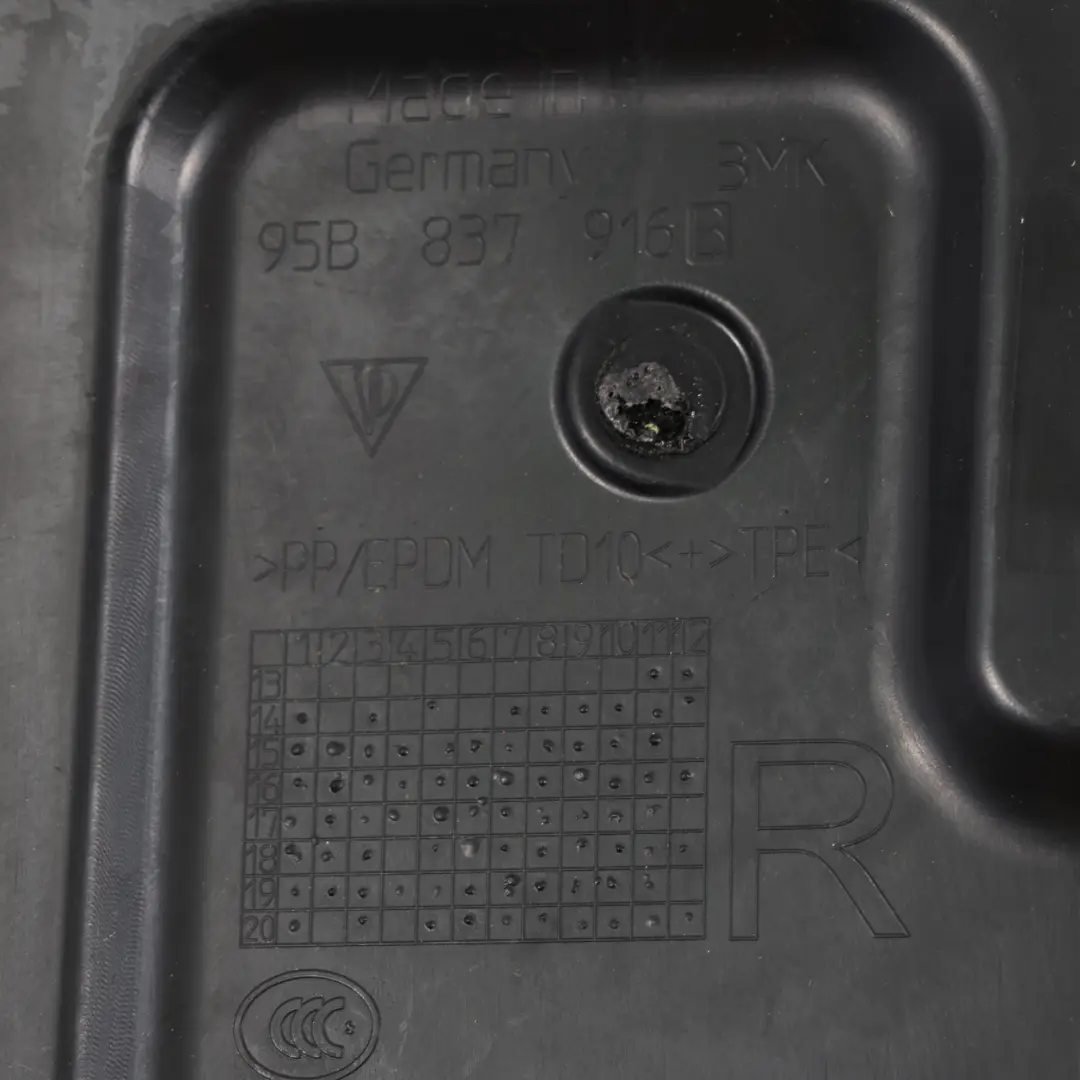 Porsche Macan 95B Innenraum Tür Karte Abdeckung Panel Vorne Rechts - SKU 95B837916B - Teilenummer 95B837916B