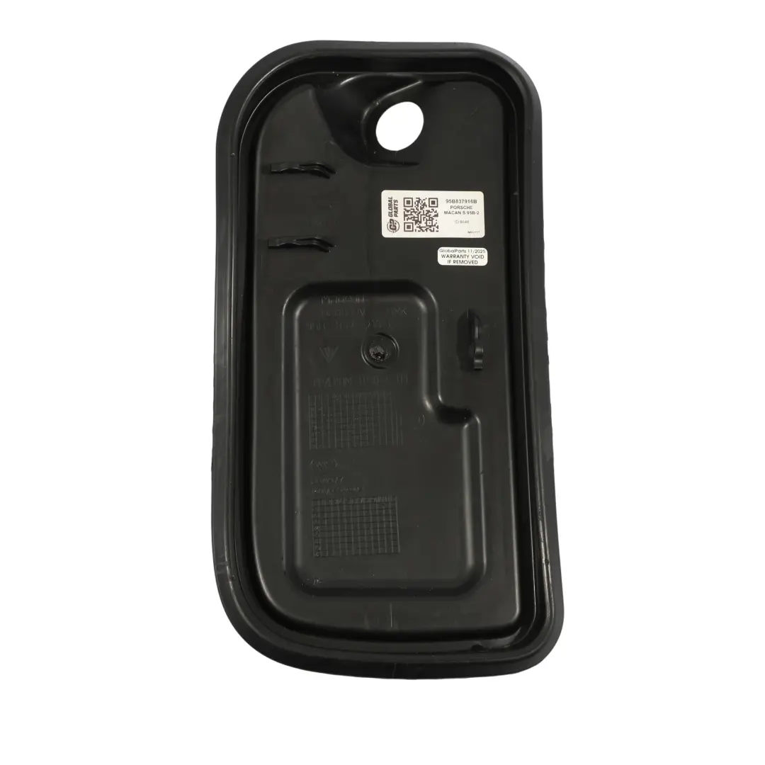 Interior Tapa Tarjeta Puerta Delantero Derecho para Porsche Macan 95B con número de pieza 95B837916B Porsche Macan 95B Interior Tapa Tarjeta Puerta Delantero Derecho - SKU 95B837916B - Número de pieza 95B837916B