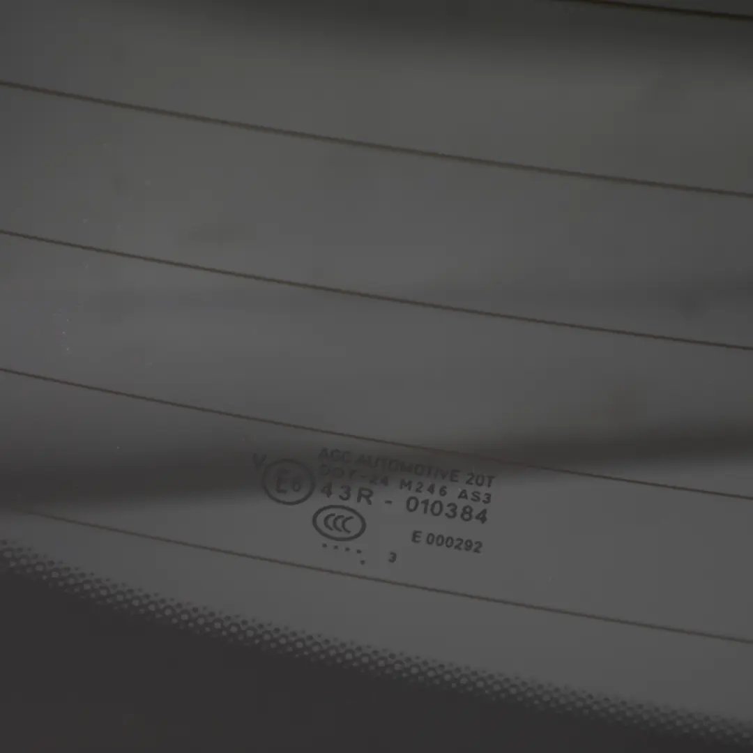Window Boot Lid Glass Glazing Tinted AS3 to Porsche Macan 95B Rear with Part number 95B845051BE Porsche Macan 95B Rear Window Boot Lid Glass Glazing Tinted AS3 - SKU 95B845051BE - Part number 95B845051BE