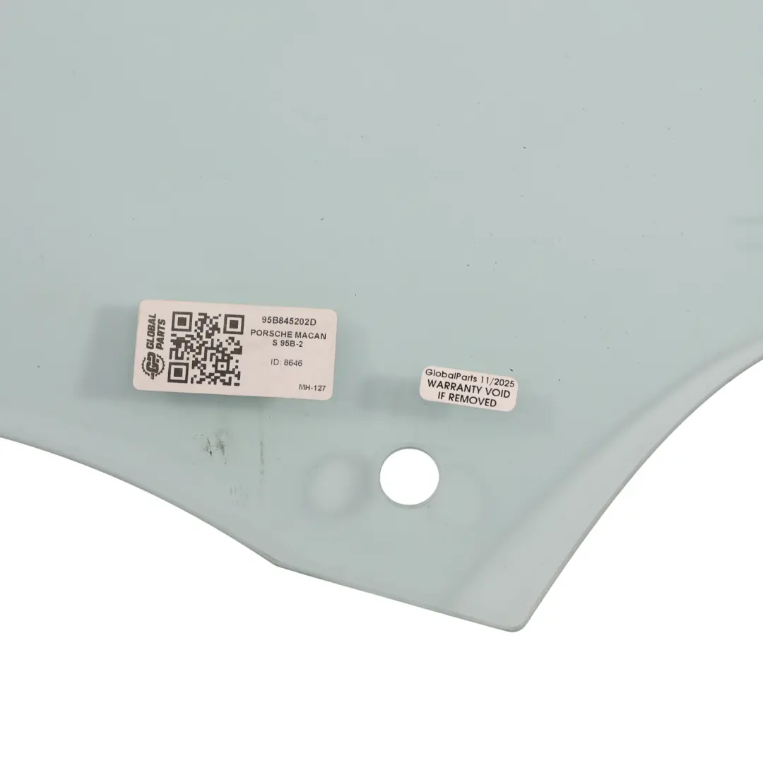 Vordertür Fenster Seite Glas Rechts AS2 für Porsche Macan 95B mit Teilenummer 95B845202D Porsche Macan 95B Vordertür Fenster Seite Glas Rechts AS2 - SKU 95B845202D - Teilenummer 95B845202D