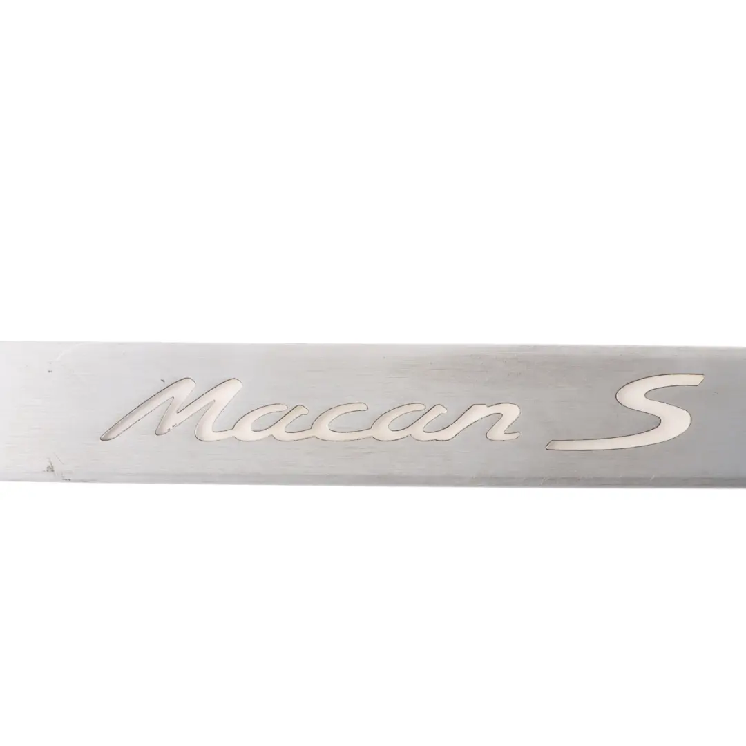 Front Door Entrance Strip Kick Plate Right O/S to Porsche Macan 95B with Part number 95B853468AE Porsche Macan 95B Front Door Entrance Strip Kick Plate Right O/S - SKU 95B853468AE - Part number 95B853468AE