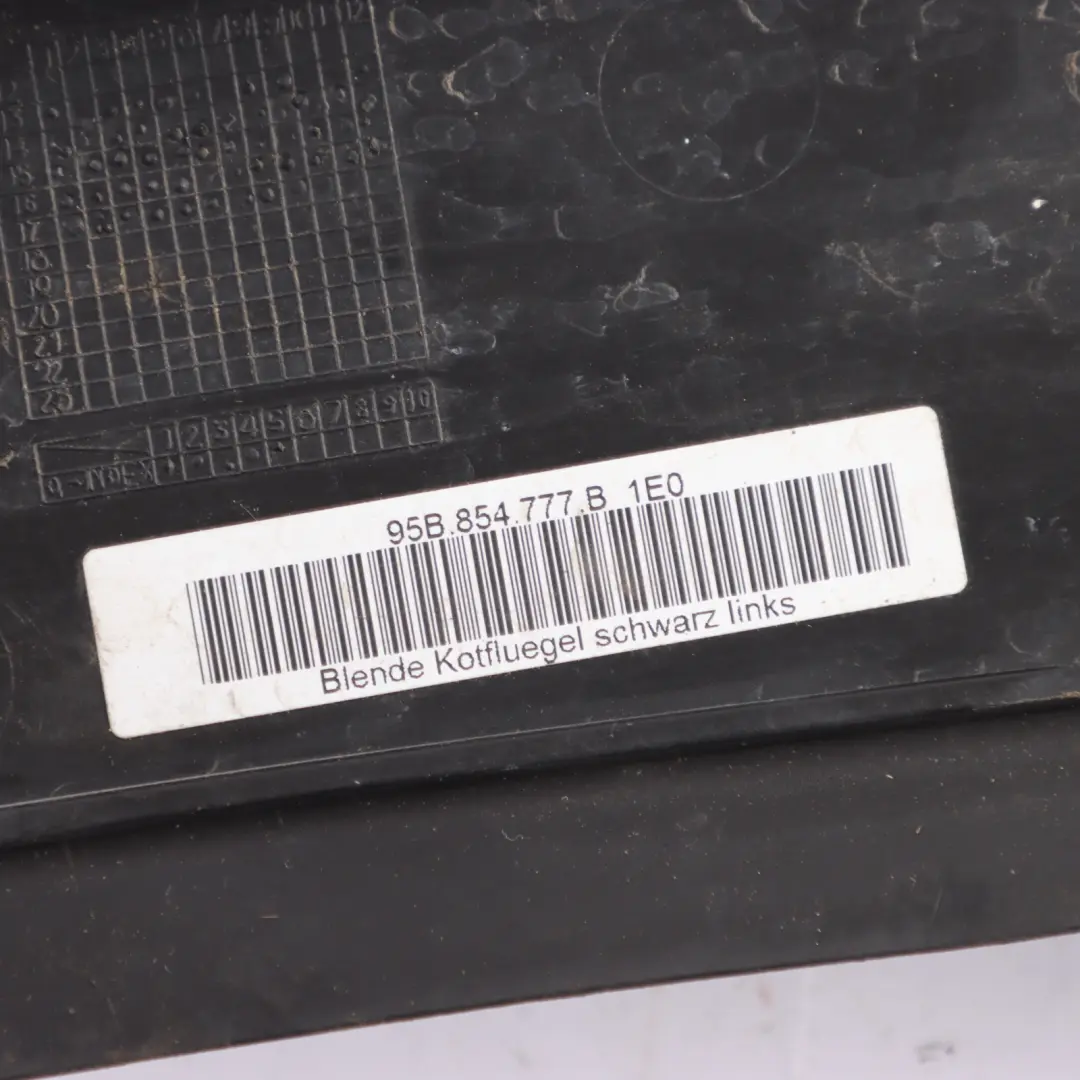 Porsche Macan 95B Front Wing Fender Insulation Trim Cover Left N/S - SKU 95B854777B - Part number 95B854777B