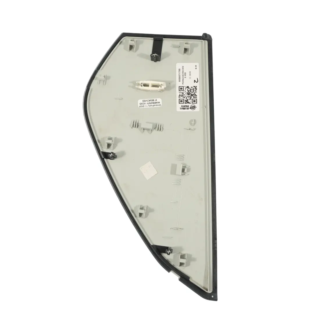 Porsche Macan S 95B Cache Instruments Côté Gauche Extrémité Tableau - SKU 95B857175B - Numéro de pièce 95B857175B
