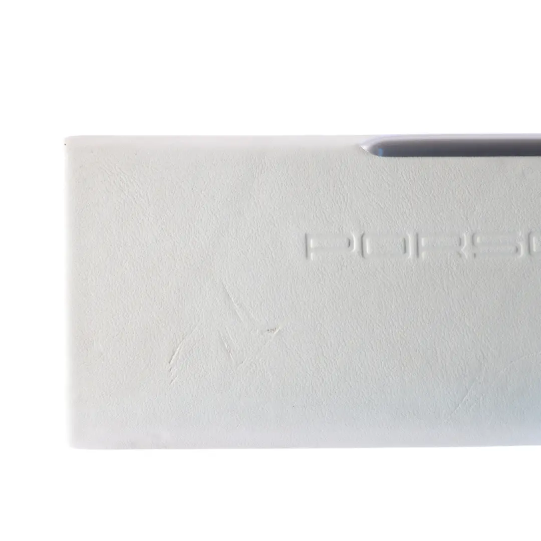 Porsche Macan 95B Dashboard Storage Trim Panel Leather Cover Pebble Grey - SKU 95B858100AA - Part number 95B858100AA