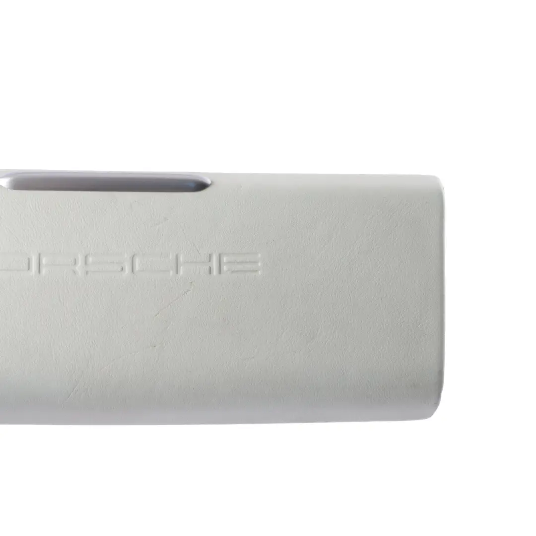 Dashboard Storage Trim Panel Leather Cover Pebble Grey to Porsche Macan 95B with Part number 95B858100AA Porsche Macan 95B Dashboard Storage Trim Panel Leather Cover Pebble Grey - SKU 95B858100AA - Part number 95B858100AA